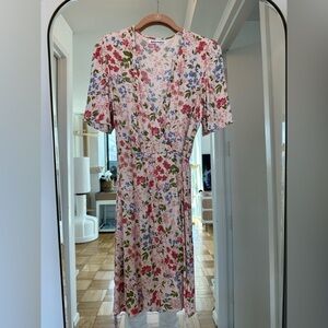 Reformation wrap dress - size s